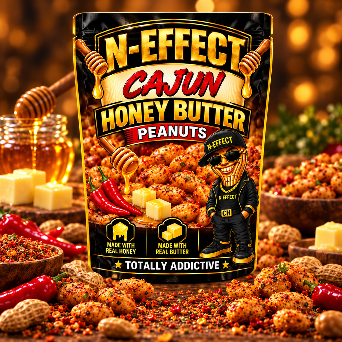 N-Effect  CAJUN HONEY BUTTER PEANUTS